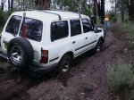 Cruiser on a mud hill!