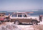 Alan's FJ55 cruiser at Wedge Island