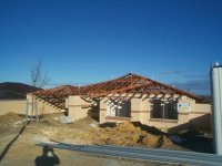 Roof being pitched, 3rd July 99