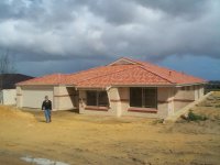 View of house with Garage door on, 4th Sep 1999