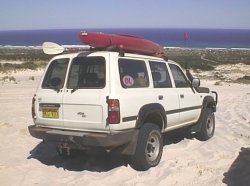 My cruiser looking over the Warren river mouth