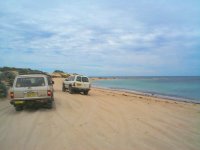 The dead flat, calm ocean. Beautiful!