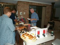 The huge spread of food at the swamp - onya Sofia!