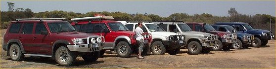 The Convoy of 7 vehicles.